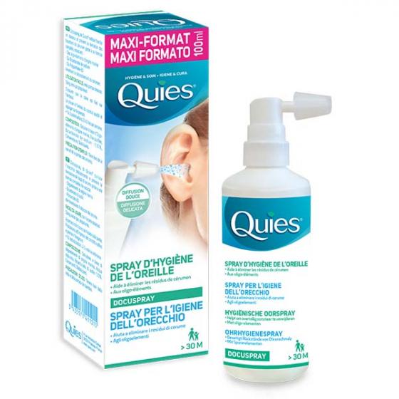 Docuspray hygiène de l'oreille Quies - spray de 100 ml
