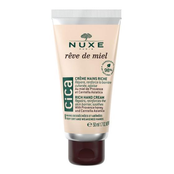 Rêve de Miel Crème mains riche Cica Nuxe - tube de 50ml