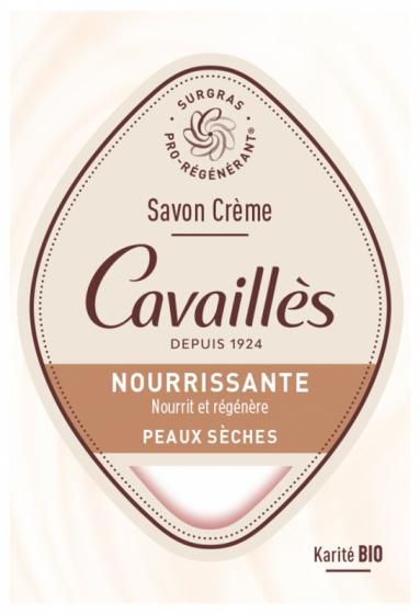 Savon crème nourrissante peaux sèches Rogé Cavaillès - savon de 100g