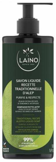 Savon liquide d'Alep Laino - flacon-pompe de 500 ml