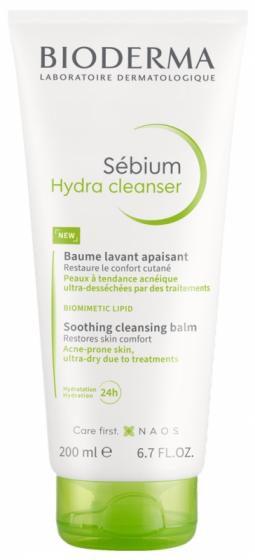 Sébium Hydra cleanser Baume lavant apaisant Bioderma - tube de 200ml