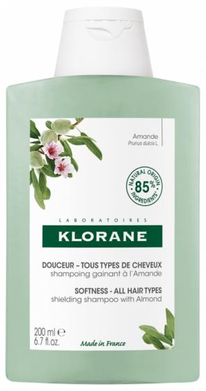 Shampoing gainant à l'amande Klorane - flacon de 200 ml