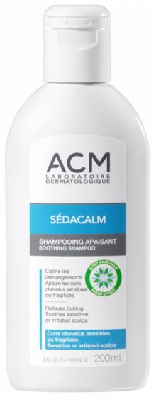 Shampooing apaisant sédacalm laboratoire ACM - flacon de 200 ml