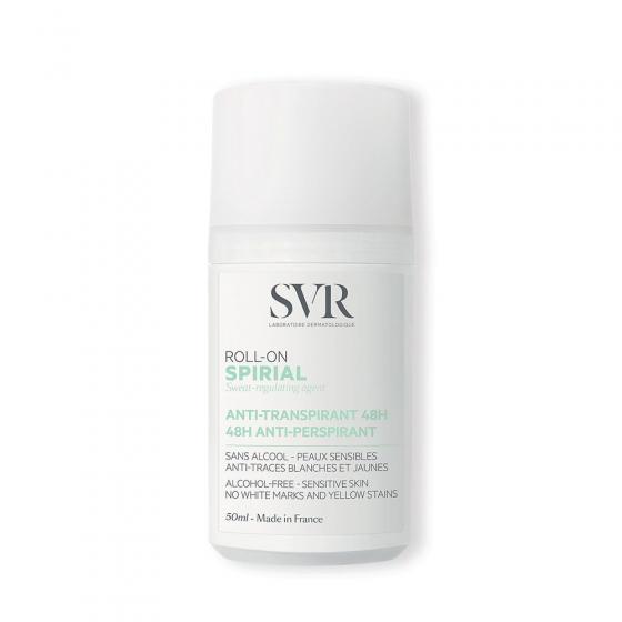 Spirial roll-on déodorant anti-transpirant intense 48h SVR - roll-on de 50 ml