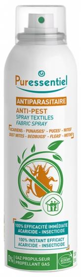 Spray Antiparasitaire pour textiles Puressentiel - spray de 150 ml