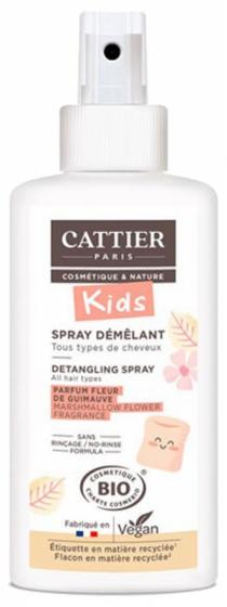 Spray Kids démêlant Parfum Fleur de guimauve bio Cattier - spray de 200 ml