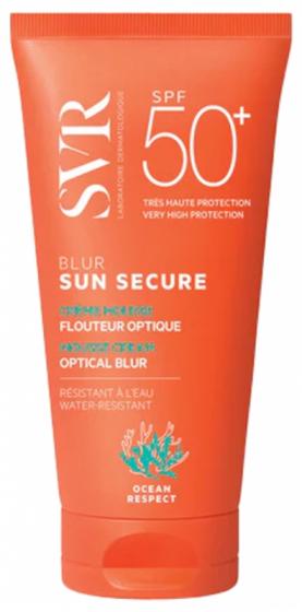 Sun Secure Blur Crème mousse flouteur optique SPF 50 sans parfum SVR - tube de 50 ml