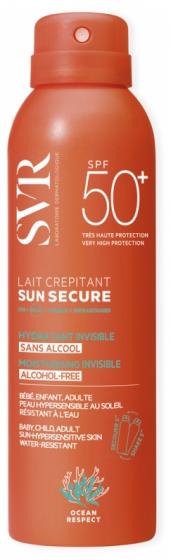 Sun Secure Lait crépitant SPF50+ SVR - spray de 200 ml