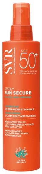 Sun Secure Spray hydratant SPF50+ SVR - spray de 200 ml