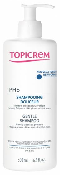 pH5 Shampooing douceur Topicrem - flacon-pompe de 500ml