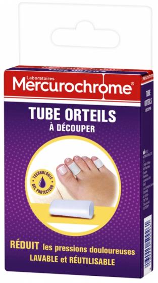 Tube orteils Mercurochrome - boîte de 1 tube à découper