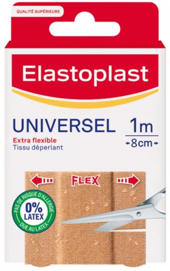 Universel Bande à découper Elastoplast - boîte d'une bande de 1m x 8cm