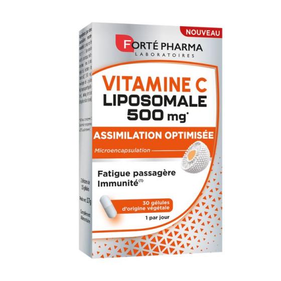 Vitamine C Liposomale 500mg Forté Pharma - boîte de 30 gélules végétales