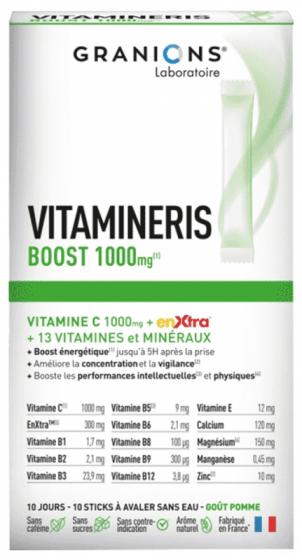 Vitamineris Boost 1000 mg Granions - boîte de 10 sticks