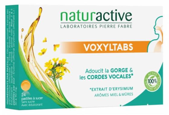 Voxyltabs Pastille gorge Naturactive - boîte de 24 pastilles