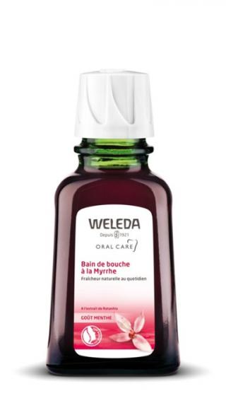 Bain de bouche à la myrrhe Weleda - flacon de 50 ml