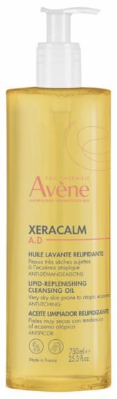 XeraCalm AD Huile lavante relipidante Avène - flacon-pompe de 750 ml