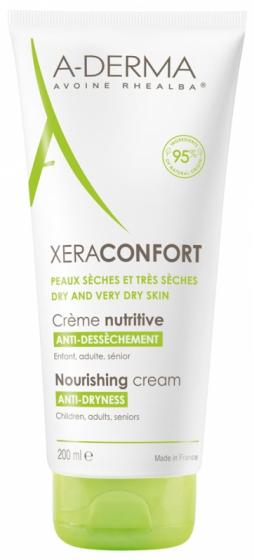 XeraConfort Crème Nutritive Anti-Dessèchement A-Derma - tube de 200 ml