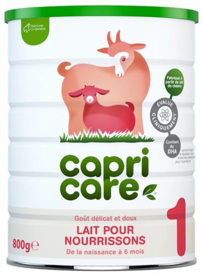 Lait pour nourrissons 1 de 0 à 6 mois Capricare - pot de 800 g