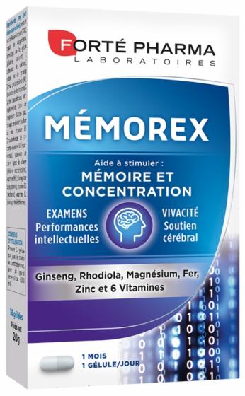 Memorex performances intellectuelles Forté Pharma - boîte de 30 gélules