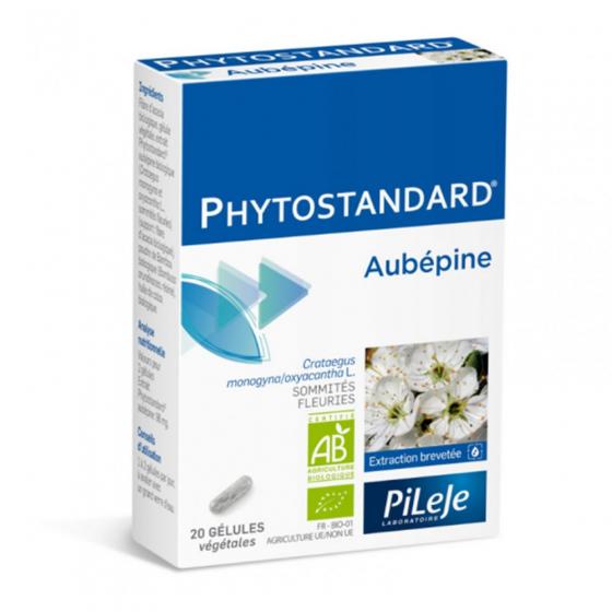 Phytostandard d'Aubépine Bio Pileje - boite de 20 gélules