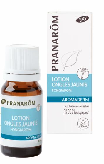 Aromaderm lotion ongles jaunis Pranarôm - flacon de 10 ml