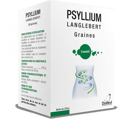 Psyllium Langlebert graines - boîte de 250 g