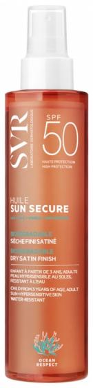 Sun Secure Huile solaire SPF 50 SVR - spray de 200 ml
