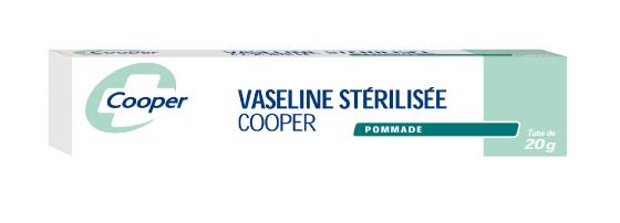 Vaseline stérilisée Cooper pommade - tube de 20 g