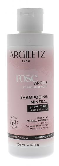 Shampooing Argile rose et miel cheveux secs Argiletz - flacon de 200 ml