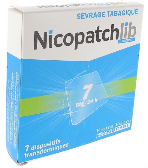NicopatchLib 7 mg/ 24h - boîte de 7 dispositifs transdermiques