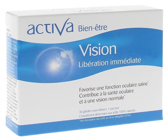 Activa Bien-être Vision - boîte de 30 gélules