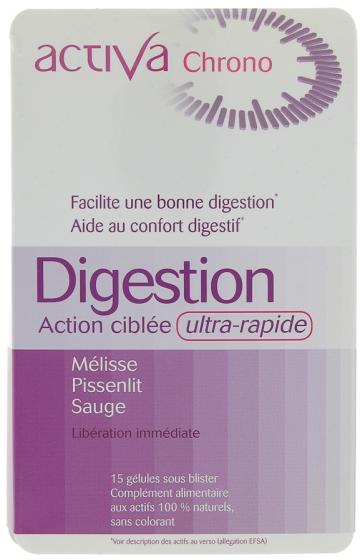 Activa chrono digestion action ciblée - 15 gélules