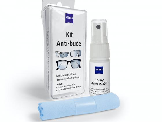 Antibuée spray + lingette microfibre Zeiss - spray de 15ml