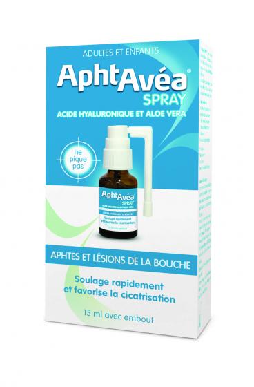 Aphtes et lésions de la bouche AphtAvéa - spray de 15 ml