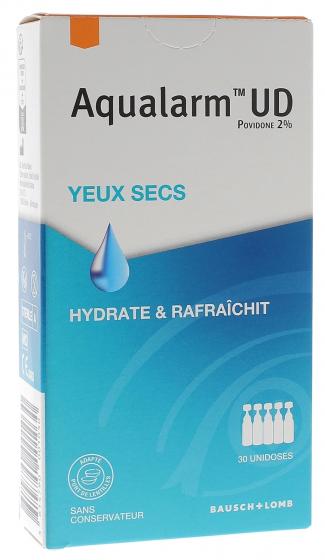 Aqualarm UD solution lubrifiante yeux secs - boîte de 30 unidoses