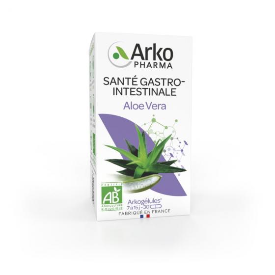 Arkogélules Aloe vera bio Arkopharma - boîte de 30 gélules