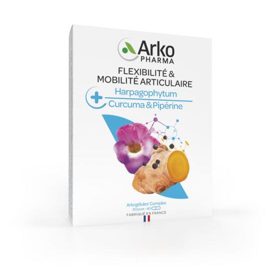 Arkogélules Complex Flexibilité et mobilité articulaire bio Arkopharma - boîte de 40 gélules