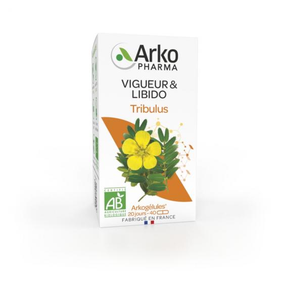 Arkogélules Tribulus libido bio Arkopharma - boîte de 40 gélules