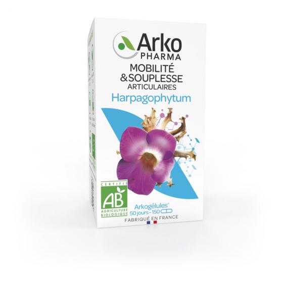 Arkogélules Harpagophytum bio Arkopharma - boite de 150 gélules