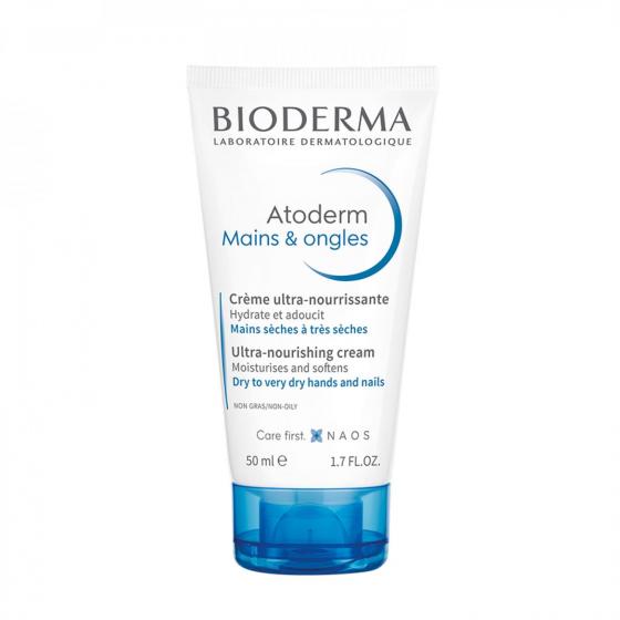 Atoderm Crème ultra-nourrissante mains & ongles Bioderma - tube de 50 ml