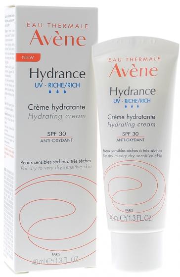 Hydrance émulsion riche hydratante UV spf 30 Avène - tube de 40 ml