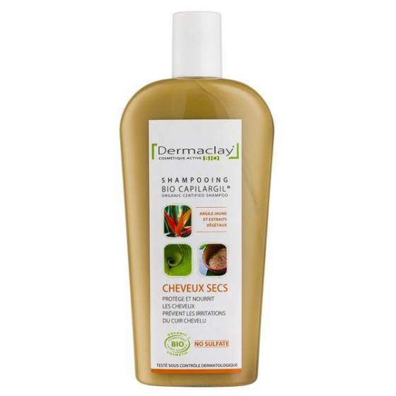 Shampooing Bio Capilargil cheveux secs Dermaclay - flacon de 400 ml