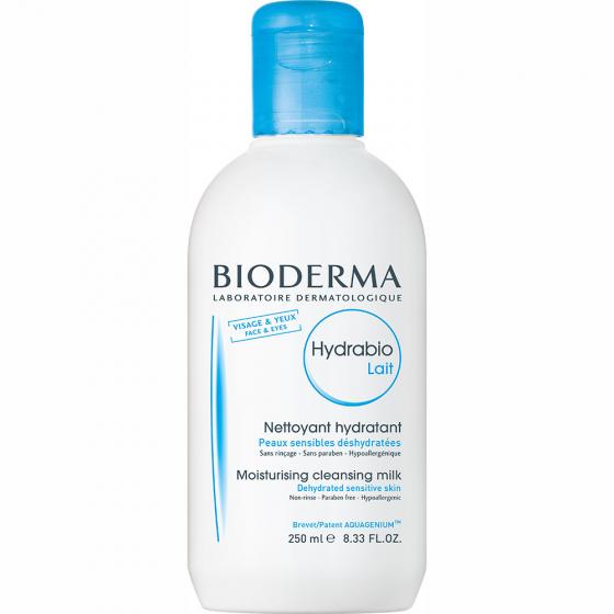 Hydrabio lait nettoyant hydratant Bioderma - flacon de 250 ml