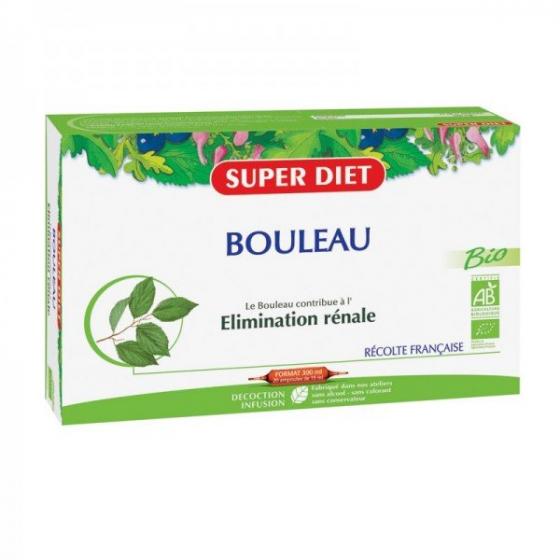 Bouleau Bio Super Diet - 20 ampoules de 15 ml