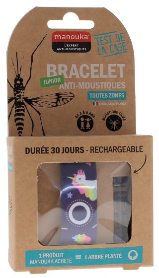 Bracelet anti-moustiques junior Manouka - 1 bracelet