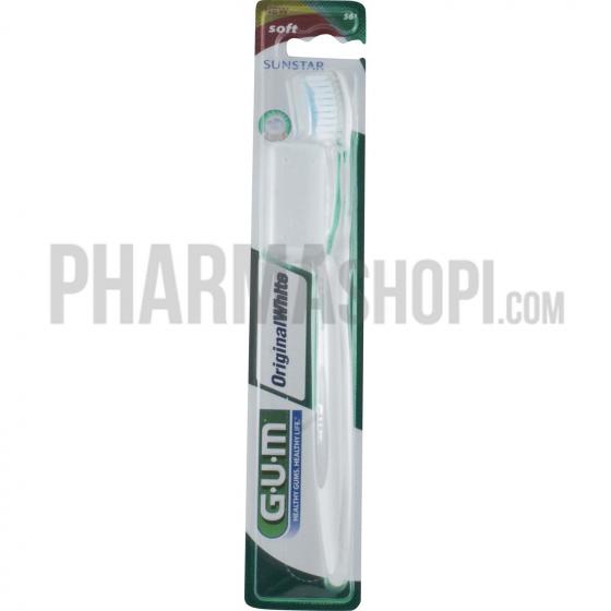 Brosse à dents original white soft GUM - une brosse à dents