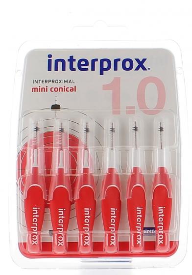Brossettes interdentaires miniconical Interprox - 6 brossettes