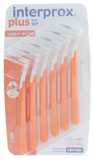 Brossettes interdentaires super micro interprox plus orange Crinex - 6 brossettes