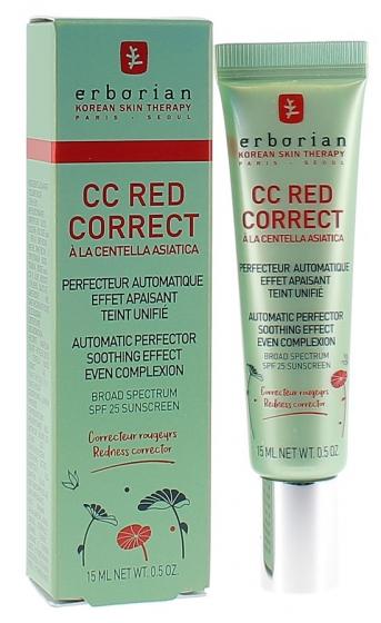 CC Red correct à la centella asiatica Erborian - tube de 15 ml